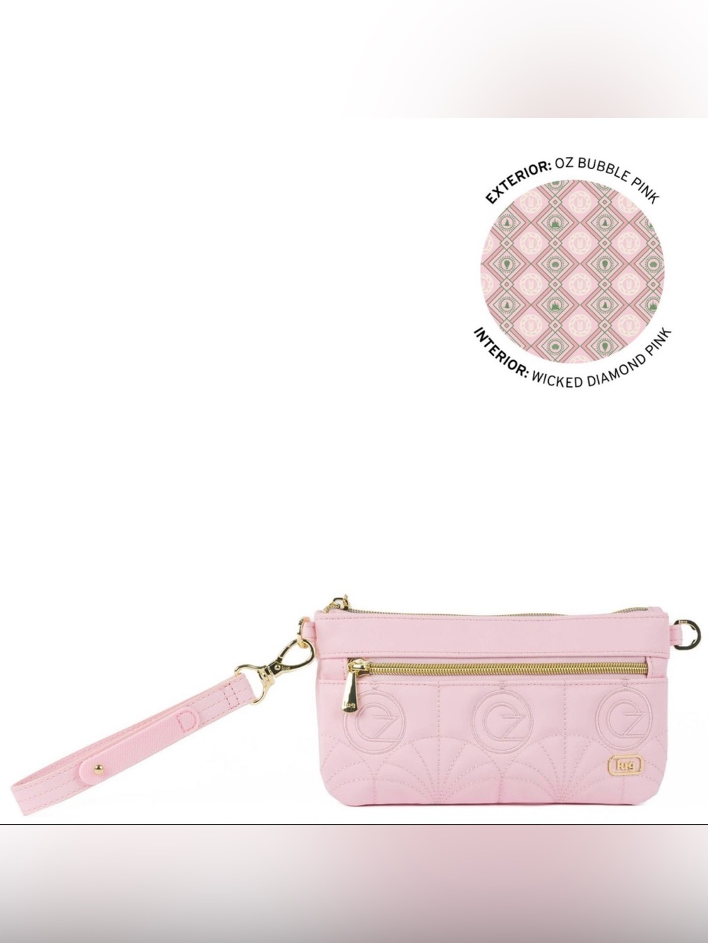 BNWT Wicked X Lug Super Metro XL Satin Luxe VL  Pouch